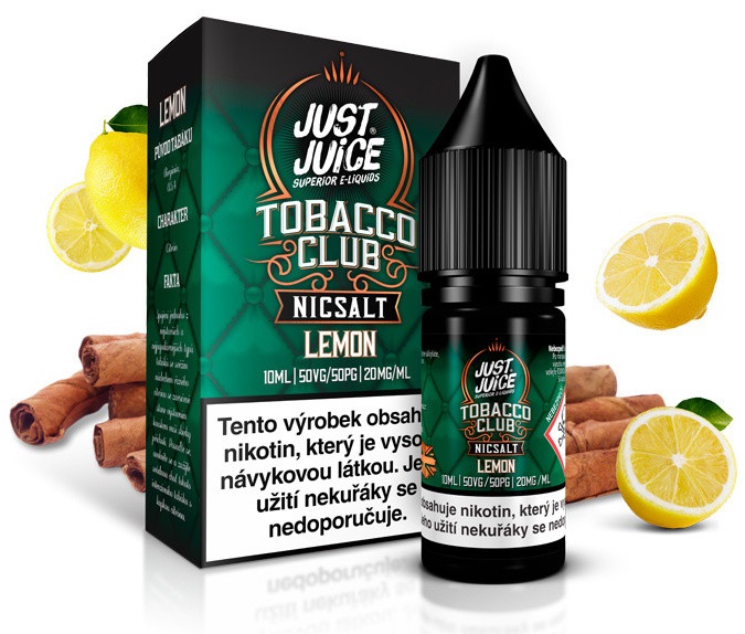 Just Juice Salt Tobacco Lemon 10 ml Množství nikotinu: 11mg