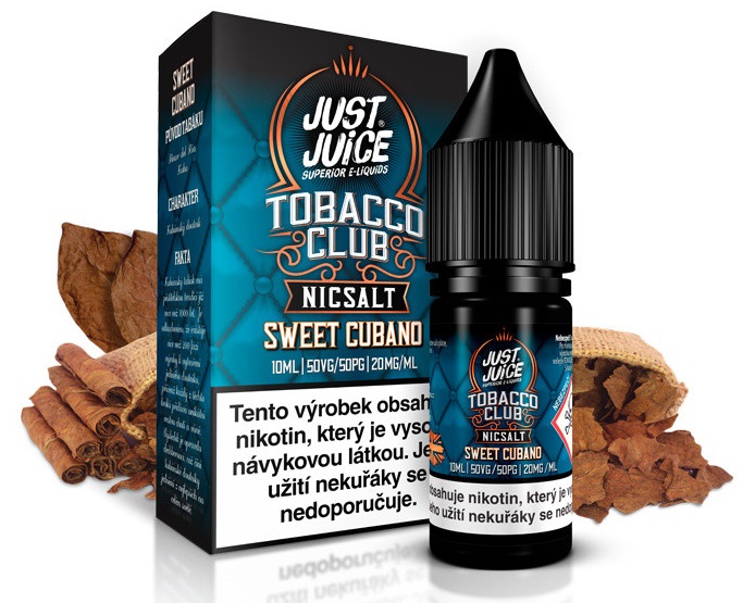 Just Juice Salt Tobacco Sweet Cubano 10 ml Množství nikotinu: 20mg