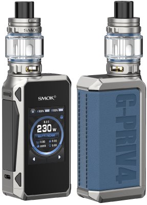 Smoktech G-Priv 4 230W grip Full Kit 0 mAh Blue 1 ks