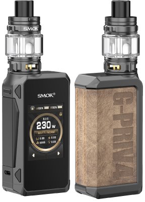 Smoktech G-Priv 4 230W grip Full Kit 0 mAh Brown 1 ks