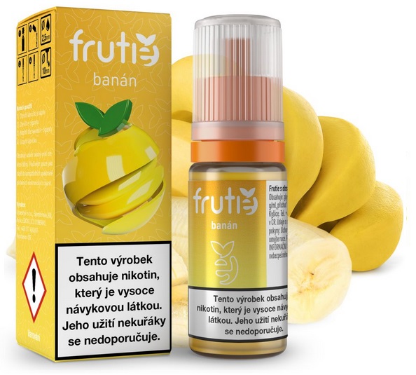 E-liquid Frutie 50/50 - Banán (Banana) 10ml Množství nikotinu: 18mg