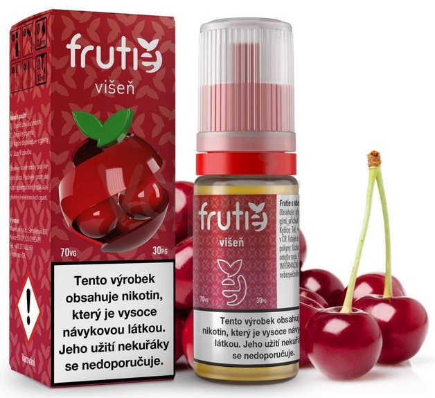 E-liquid Frutie 50/50 - Višeň (Cherry) 10ml Množství nikotinu: 0mg