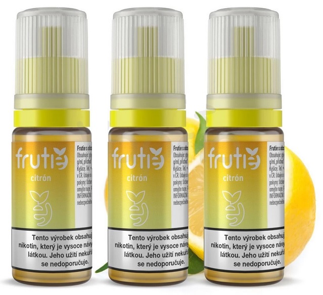 Frutie Citron 3 x 10 ml Množství nikotinu: 0mg