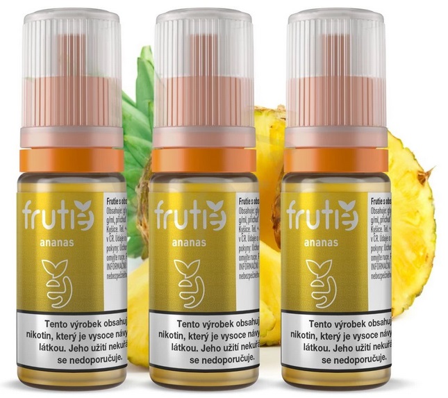 Frutie Ananas 3 x 10 ml Množství nikotinu: 0mg