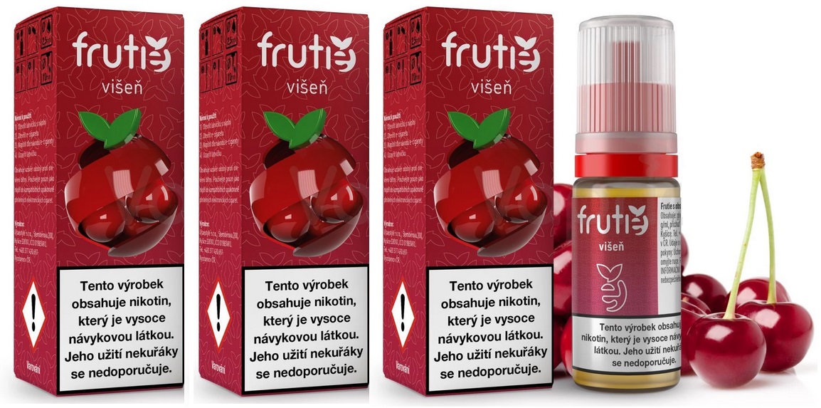 Frutie Cherry 3 x 10 ml Množství nikotinu: 3mg