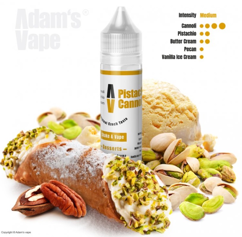 Adams vape Shake & Vape Pistachio Cannoli 12ml