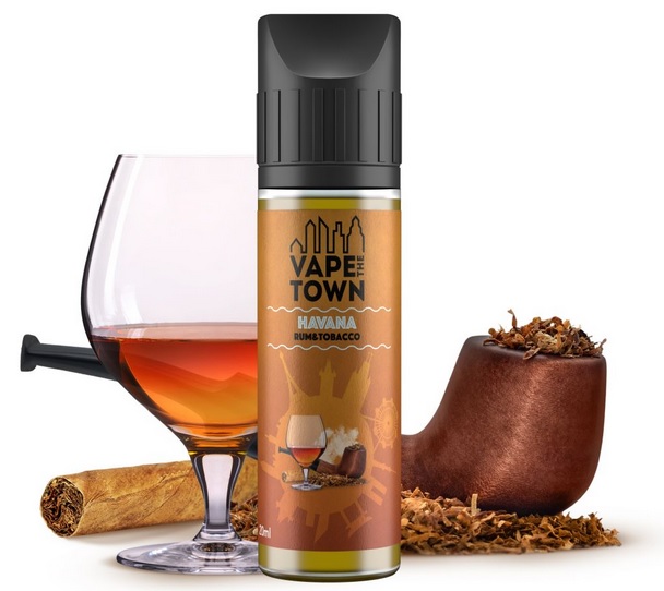 VapeTown Shake & Vape Havana Rum and Tobacco 20ml