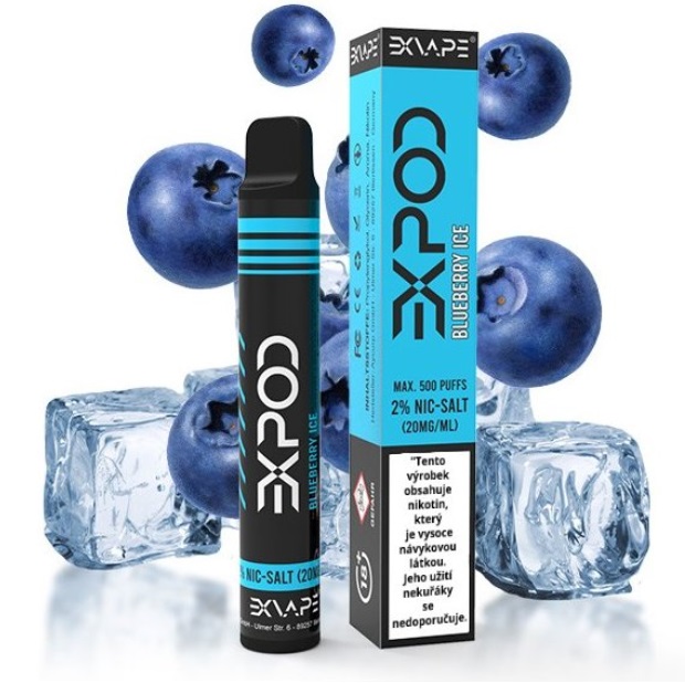 EXVAPE EXPOD Blueberry Ice 20 mg 500 potáhnutí 1 ks