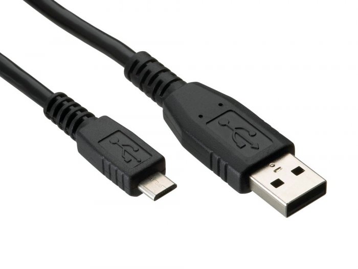 Univerzální USB-MICRO USB kabel 500mA černý 1 ks