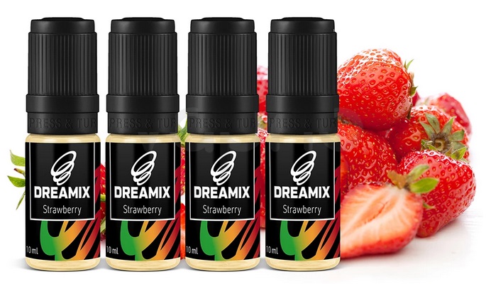 Dreamix Strawberry 4 x 10 ml Množství nikotinu: 18mg