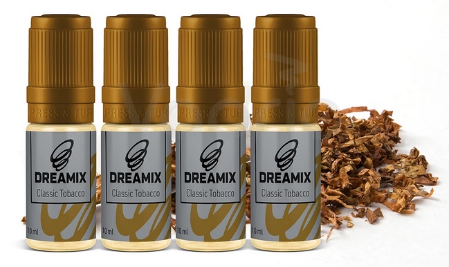 Dreamix Classic Tobacco 4 x 10 ml Množství nikotinu: 0mg