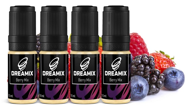 Dreamix Berry Mix 4 x 10 ml Množství nikotinu: 18mg