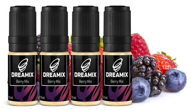 Dreamix Berry Mix 4 x 10 ml Množství nikotinu: 0mg