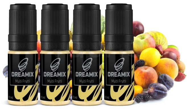 Dreamix Ovocný mix 4 x 10 ml Množství nikotinu: 18mg