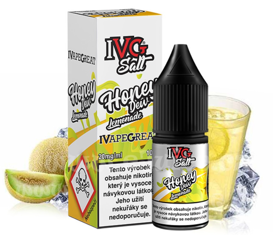 IVG E-Liquids Salt Honeydew Lemonade 10 ml Množství nikotinu: 10mg