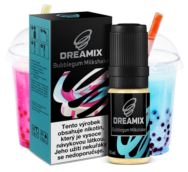 Dreamix Žvýkačkový mléčný koktejl 10ml Množství nikotinu: 3mg
