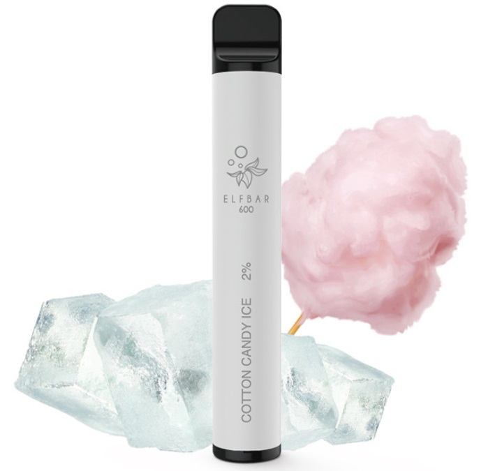 Elf Bar 600 Cotton Candy Ice 20 mg 600 potáhnutí 1 ks