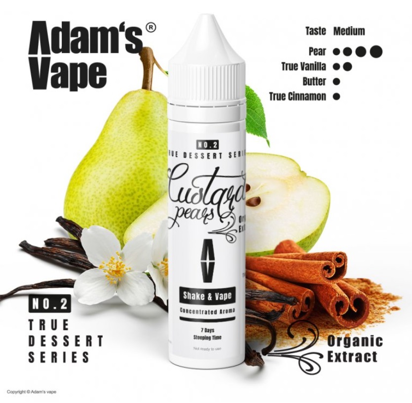 Adams vape Shake & Vape Custard Pears 12ml