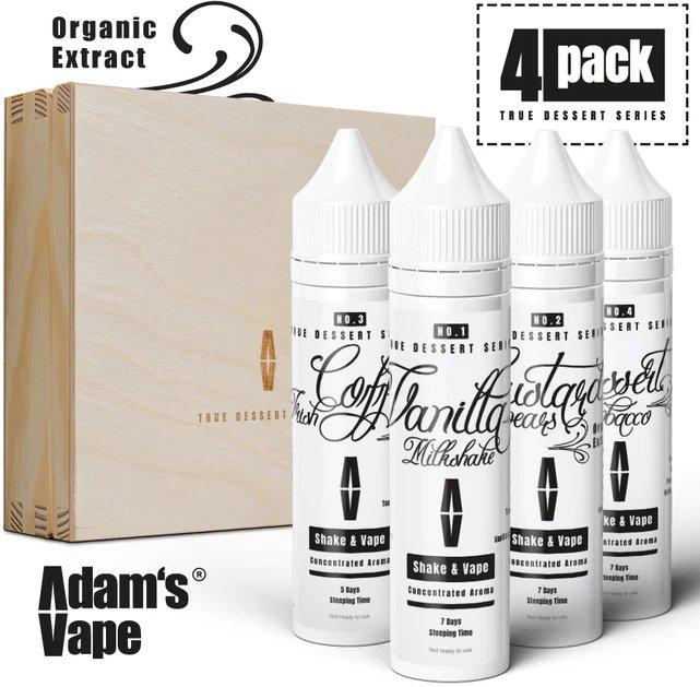 Příchuť Adam´s Vape Shake and Vape - True Dessert Series Dárková Krabice 4x12ml