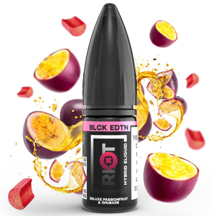 Riot S:ALT Hybrid - Deluxe Passionfruit & Rhubarb 10ml Množství nikotinu: 10mg