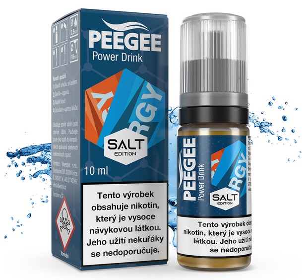 PEEGEE Salt - Energetický nápoj (Power Drink) 10ml Množství nikotinu: 20mg