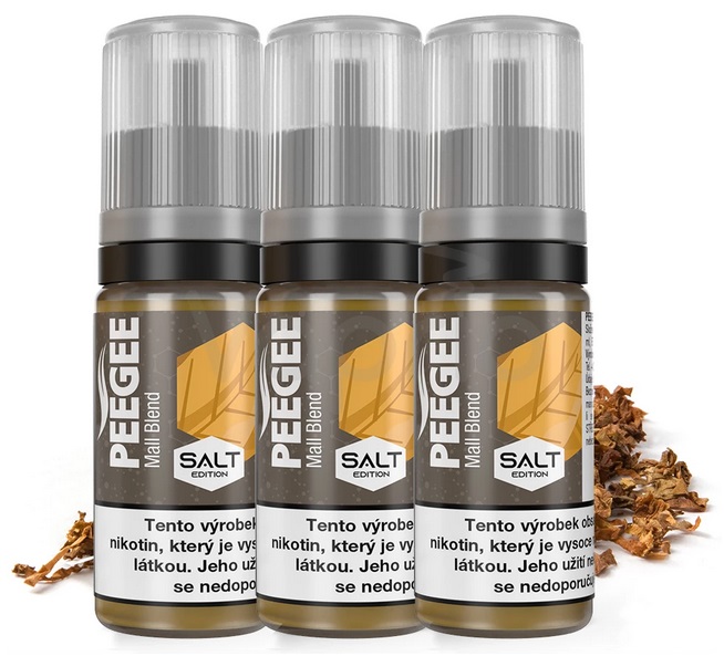 PEEGEE Salt - Mall Blend 3x10ml Množství nikotinu: 10mg