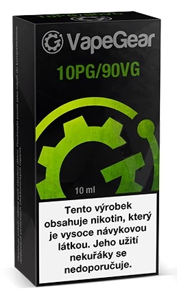 VapeGear nikotinový booster 20mg 10ml PG10/VG90 Množství nikotinu: 20mg EXP: 7/2023