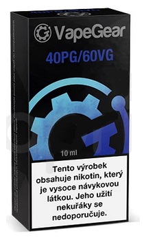 VapeGear nikotinový booster 20mg 10ml PG40/VG60 Množství nikotinu: 20mg