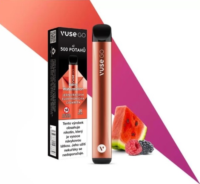 Vuse GO Berry Watermelon 20 mg 500 potáhnutí 1 ks