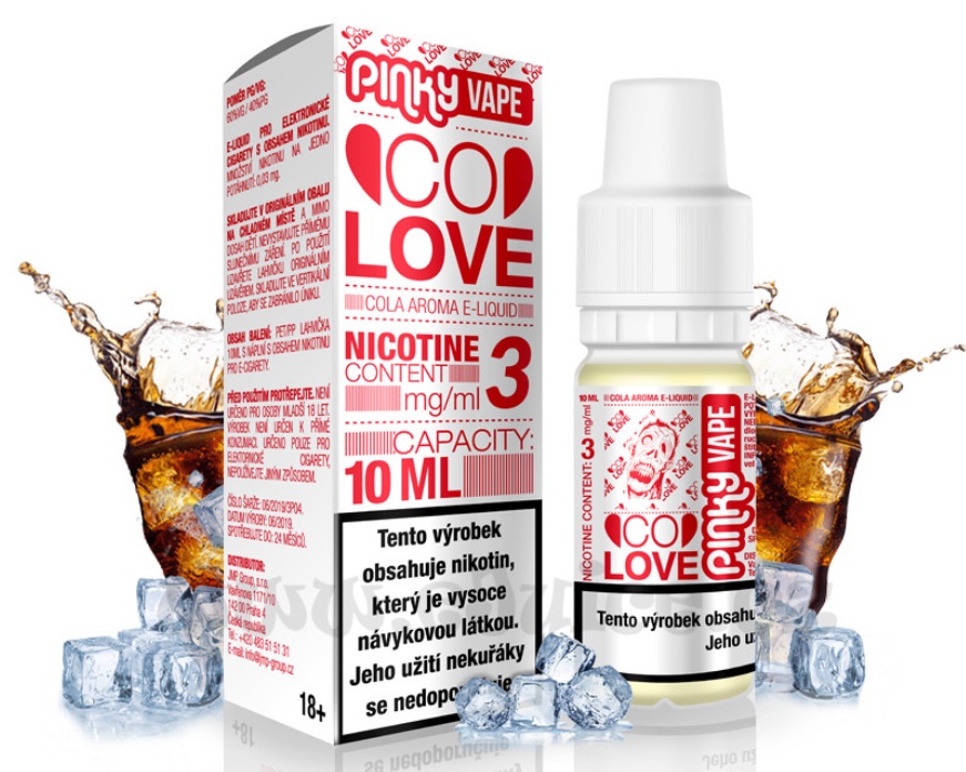 Pinky Vape Co Love 10 ml Množství nikotinu: 6mg