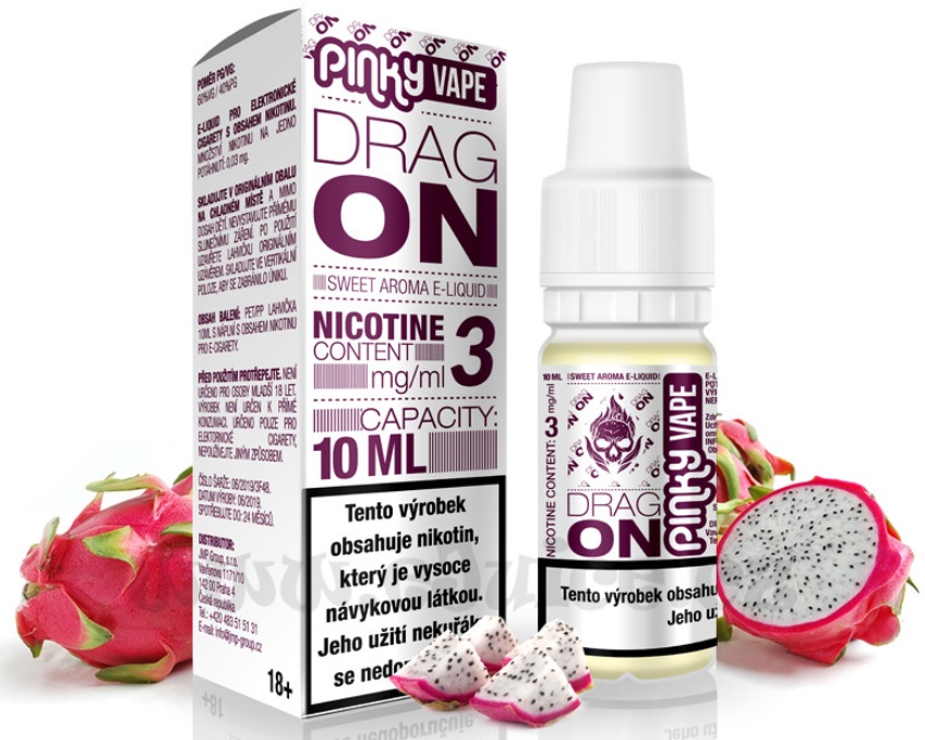 Pinky Vape Dragon 10 ml Množství nikotinu: 12mg
