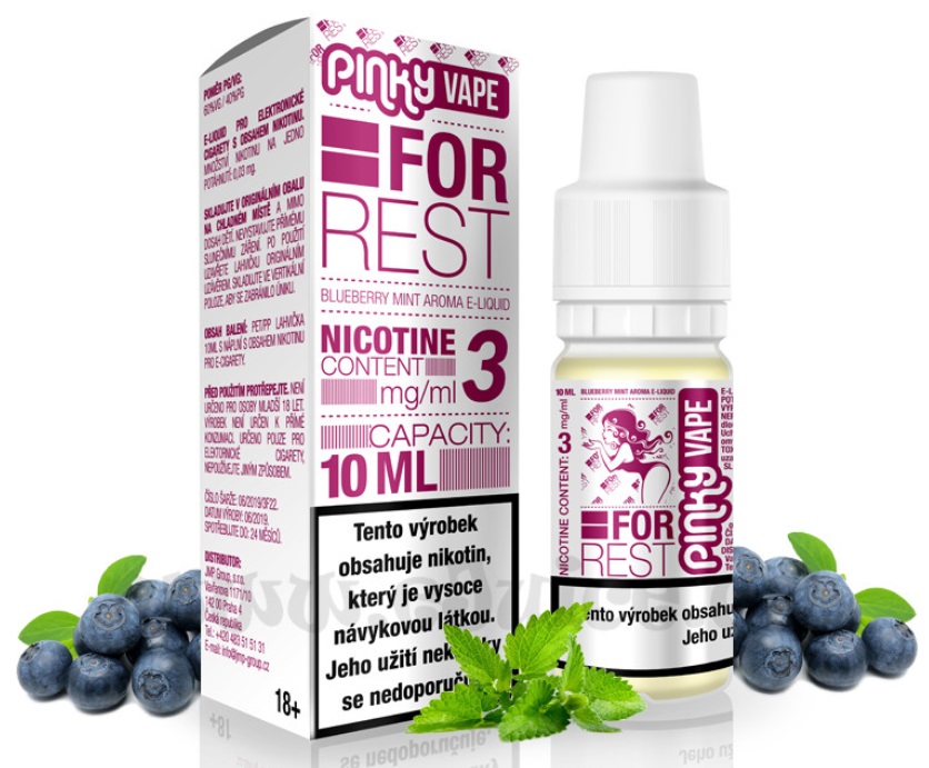 Pinky Vape For Rest 10 ml Množství nikotinu: 12mg