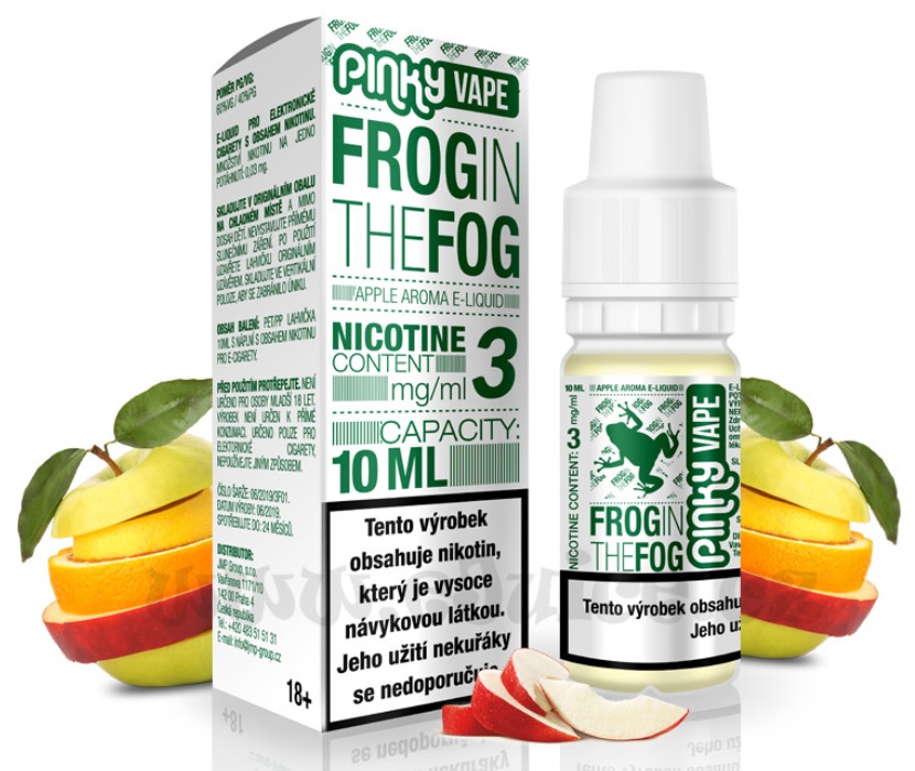 Pinky Vape Frog in the Fog 10 ml Množství nikotinu: 0mg