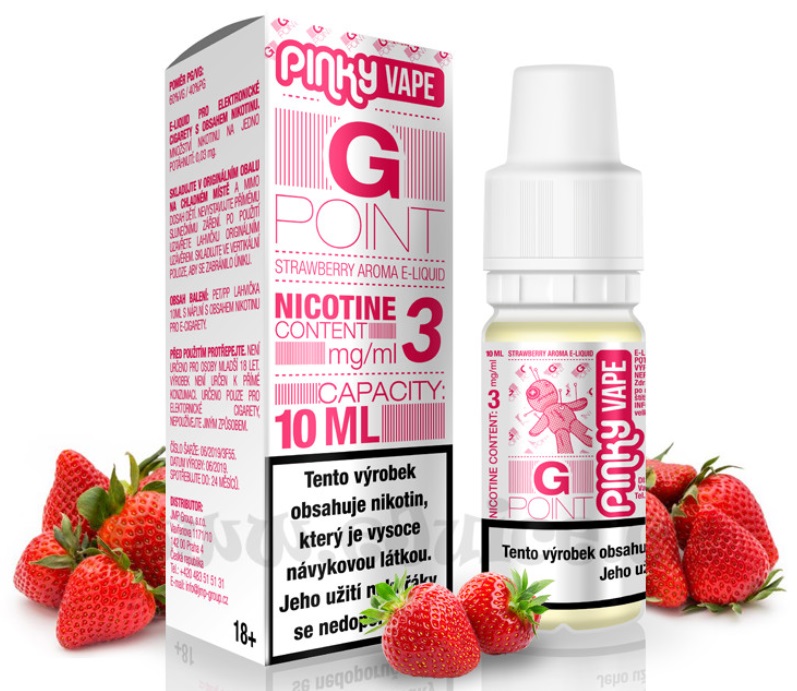 Pinky Vape G Point 10 ml Množství nikotinu: 0mg