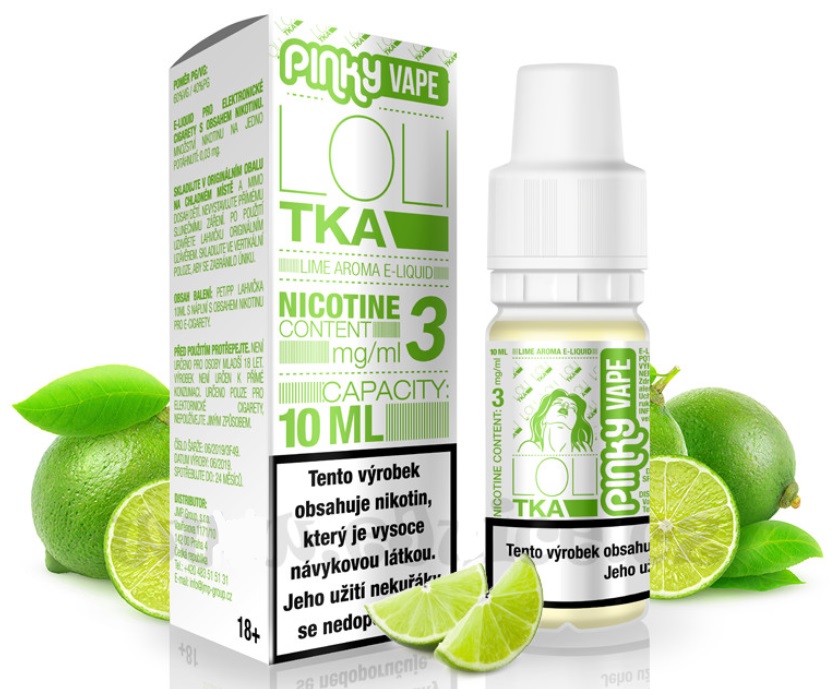 Pinky Vape Lolitka 10 ml Množství nikotinu: 3mg