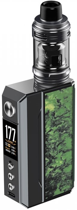 VOOPOO DRAG 4 177W Grip 5,5ml Full Kit Gun Metal Forest Green 0 mAh 1 ks