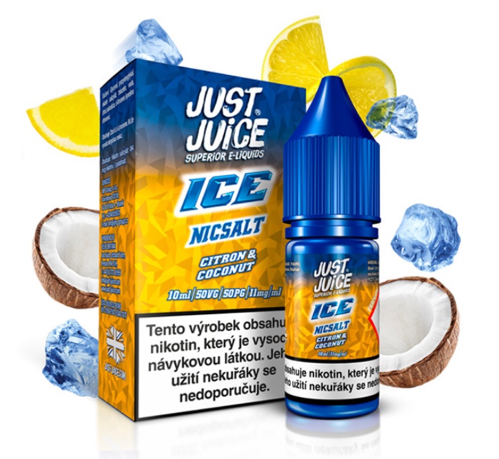 Just Juice Salt ICE Citron & Coconut 10 ml Množství nikotinu: 11mg