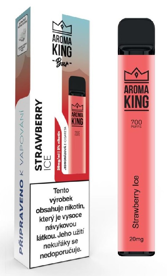 Aroma King Classic Strawberry Ice 20 mg 700 potáhnutí 1 ks