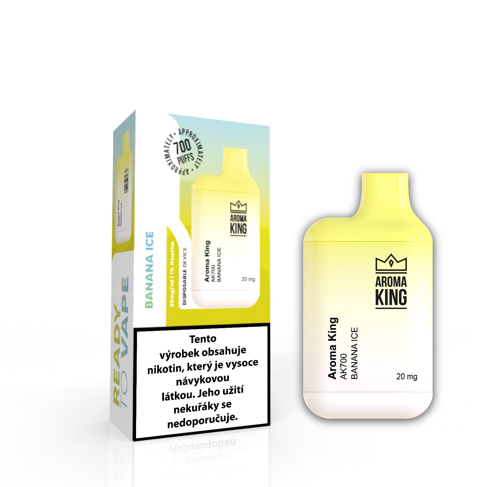 Aroma King Mini Banana Ice 20 mg 700 potáhnutí 1 ks