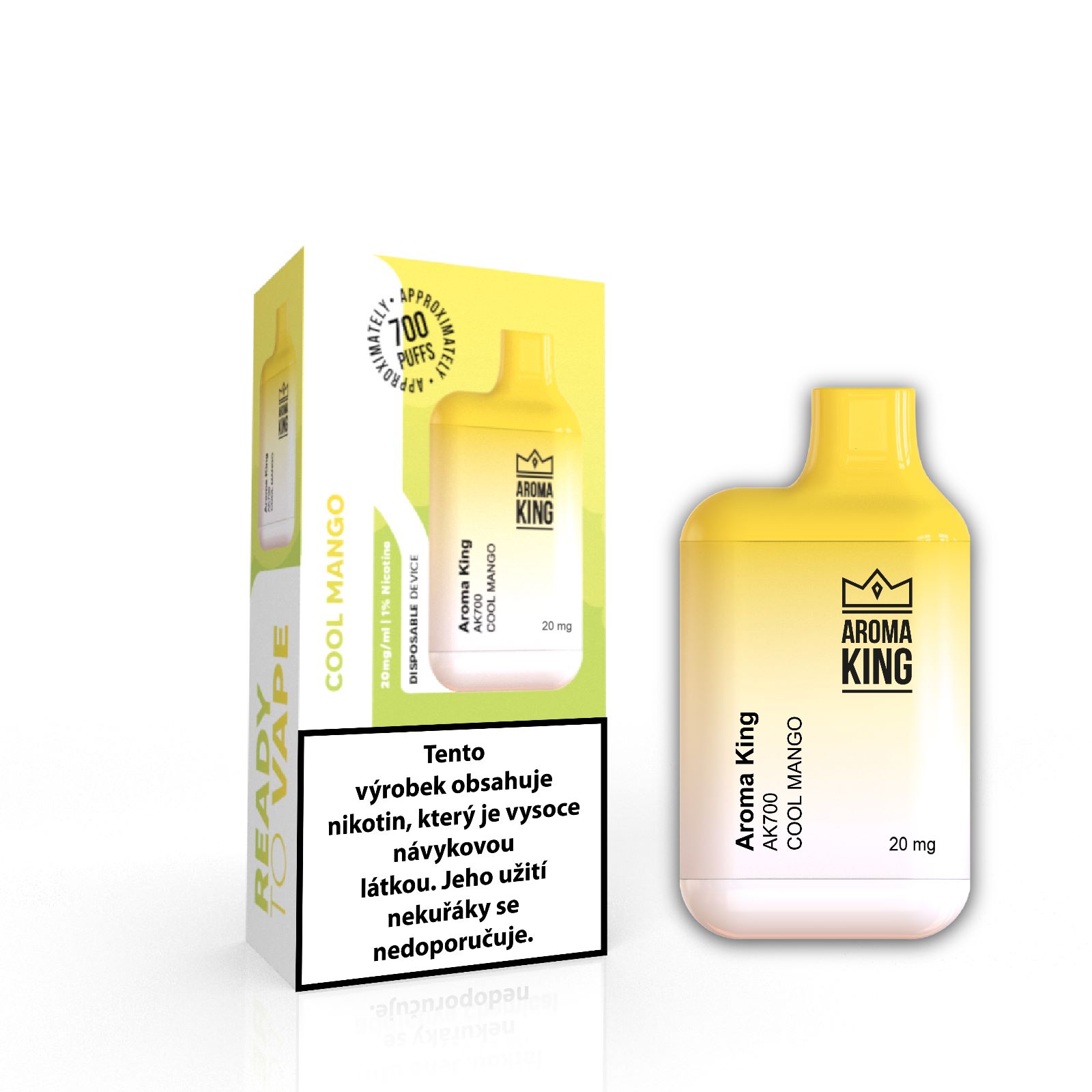 Aroma King Mini Cool Mango 20 mg 700 potáhnutí 1 ks