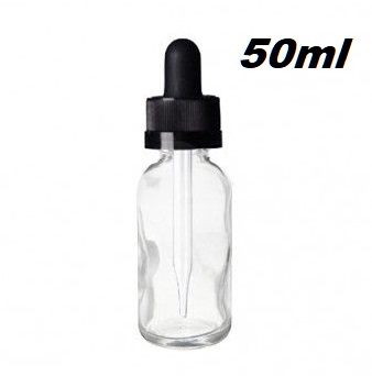 Green Sound Skleněná lahvička s kapátkem 50ml 1ks čirá