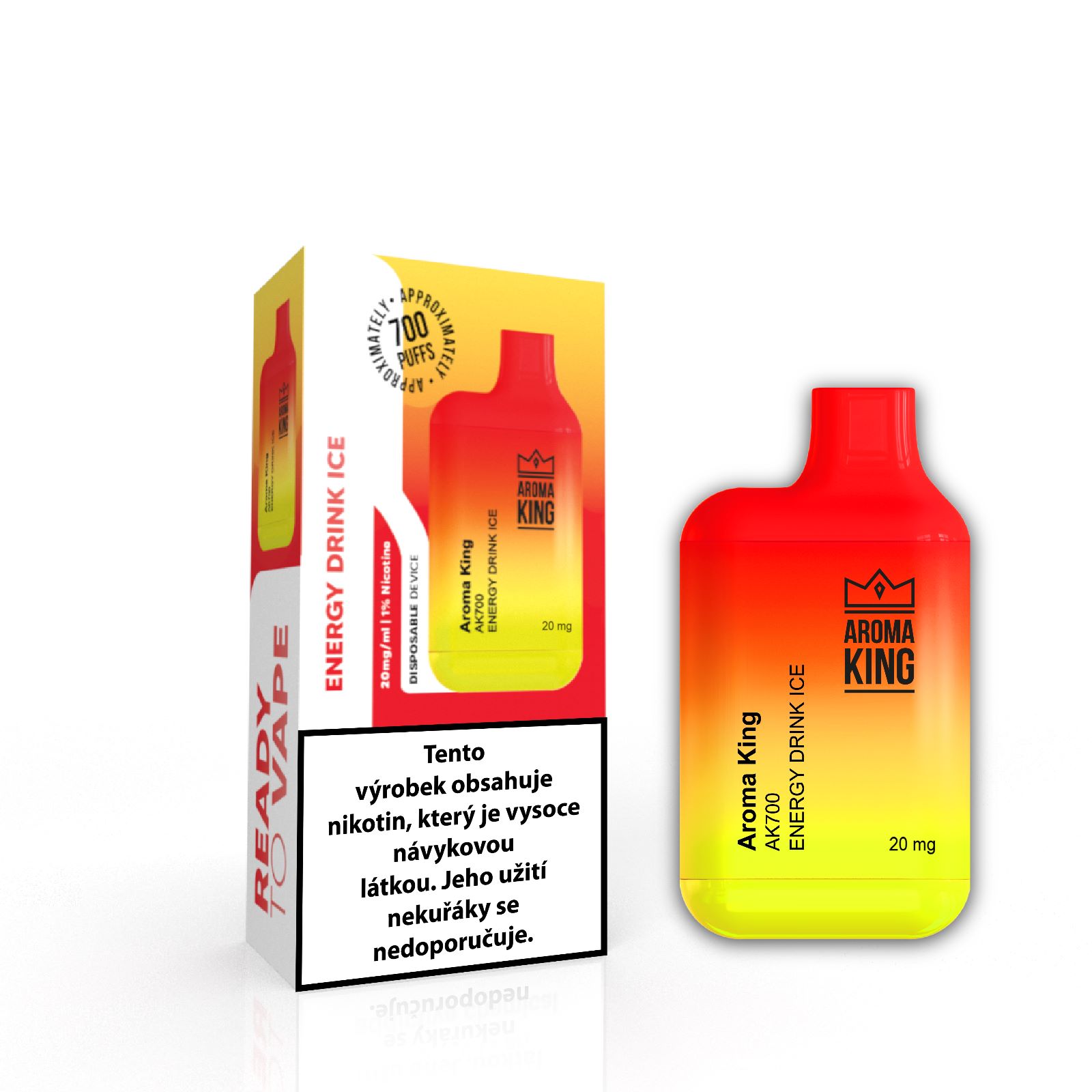 Aroma King Mini Energy Drink Ice 20 mg 700 potáhnutí 1 ks