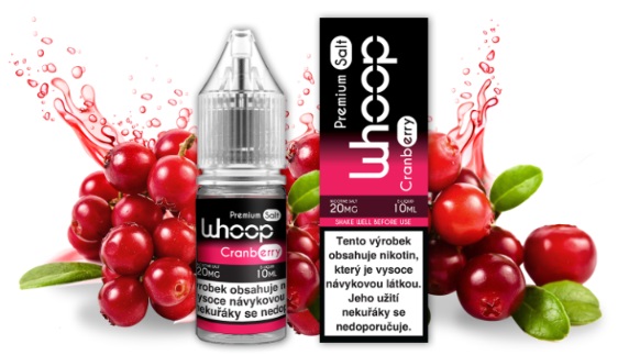 E-liquid WHOOP Salt - Cranberry 10ml 20mg