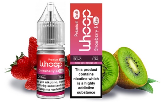 E-liquid WHOOP Salt - Strawberry Kiwi 10ml 20mg