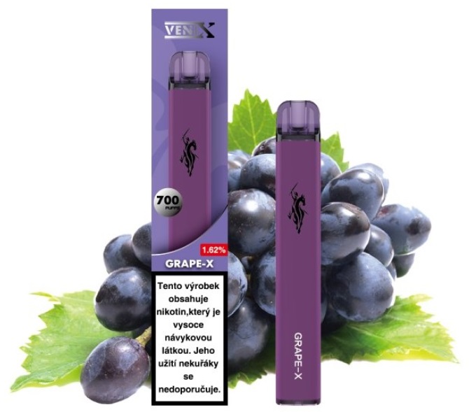 Venix Grape-X 18 mg 700 potáhnutí 1 ks