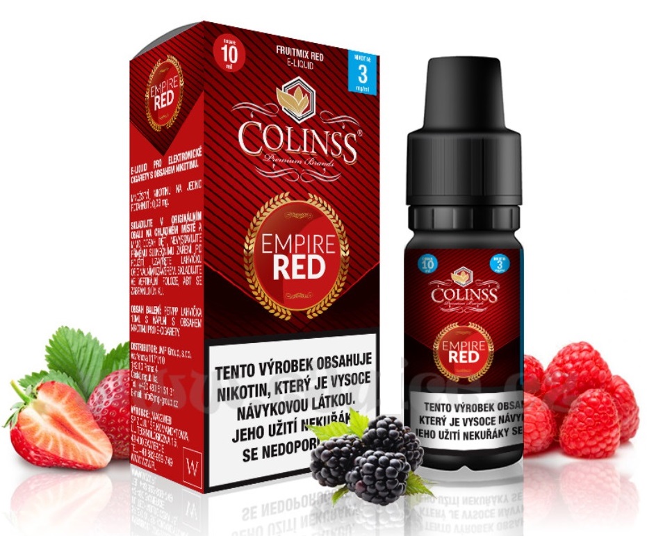 Colinss Empire Red Mix červených plodů 10 ml Množství nikotinu: 18mg