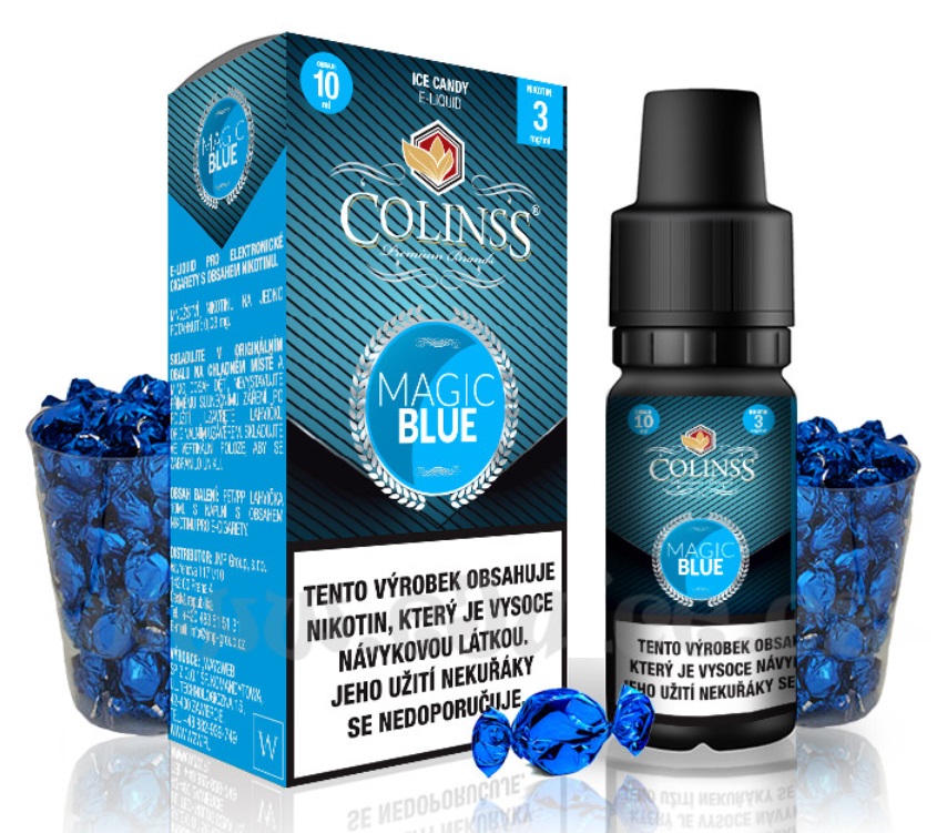 Colinss Magic Blue Ledové bonbony 10 ml Množství nikotinu: 18mg