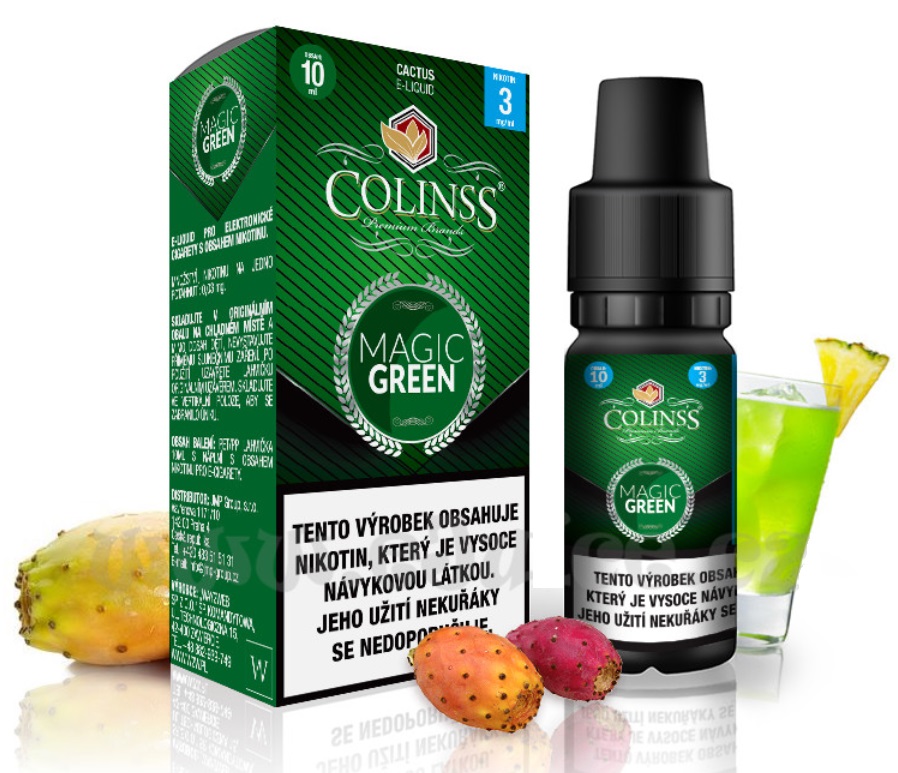 Colinss Magic Green Osvěžující kaktus 10 ml Množství nikotinu: 0mg