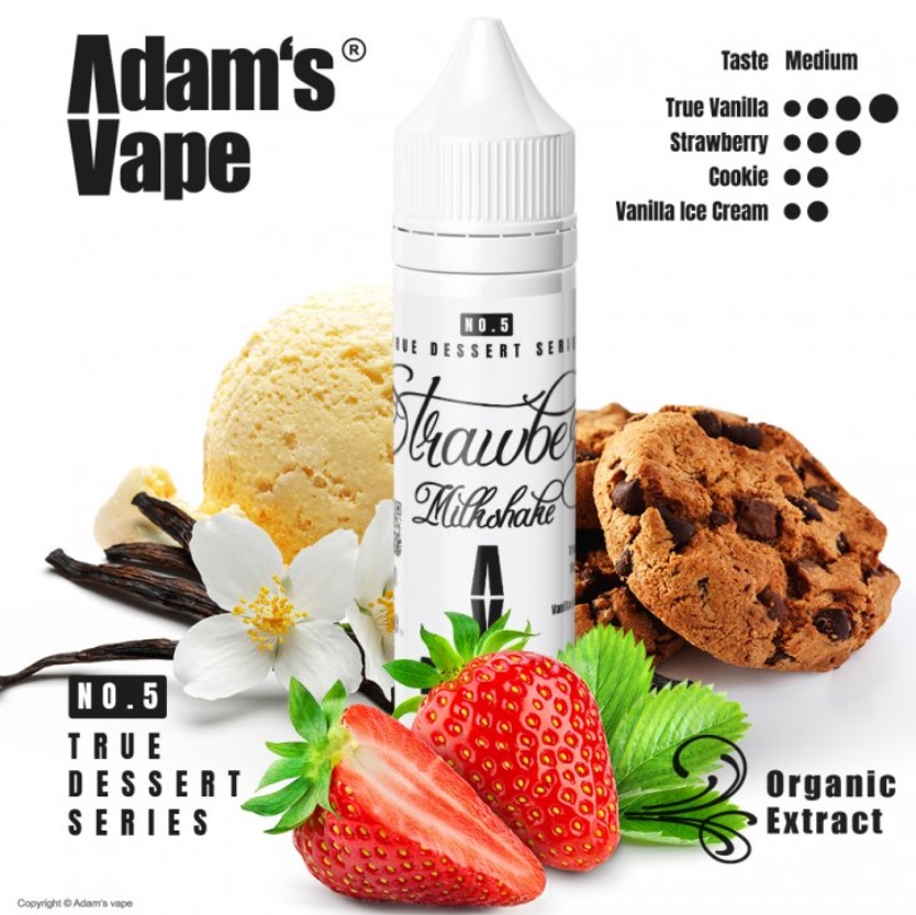 Adam's Vape Shake & Vape Strawberry Milkshake 12ml