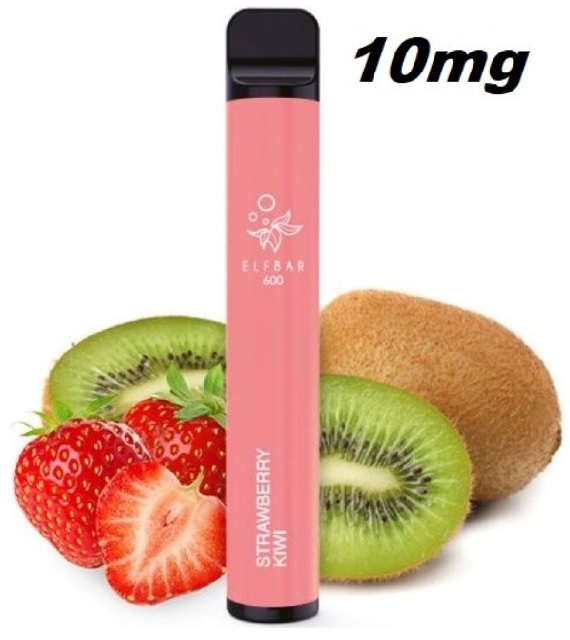 Elf Bar 600 Strawberry Kiwi 10 mg 600 potáhnutí 1 ks
